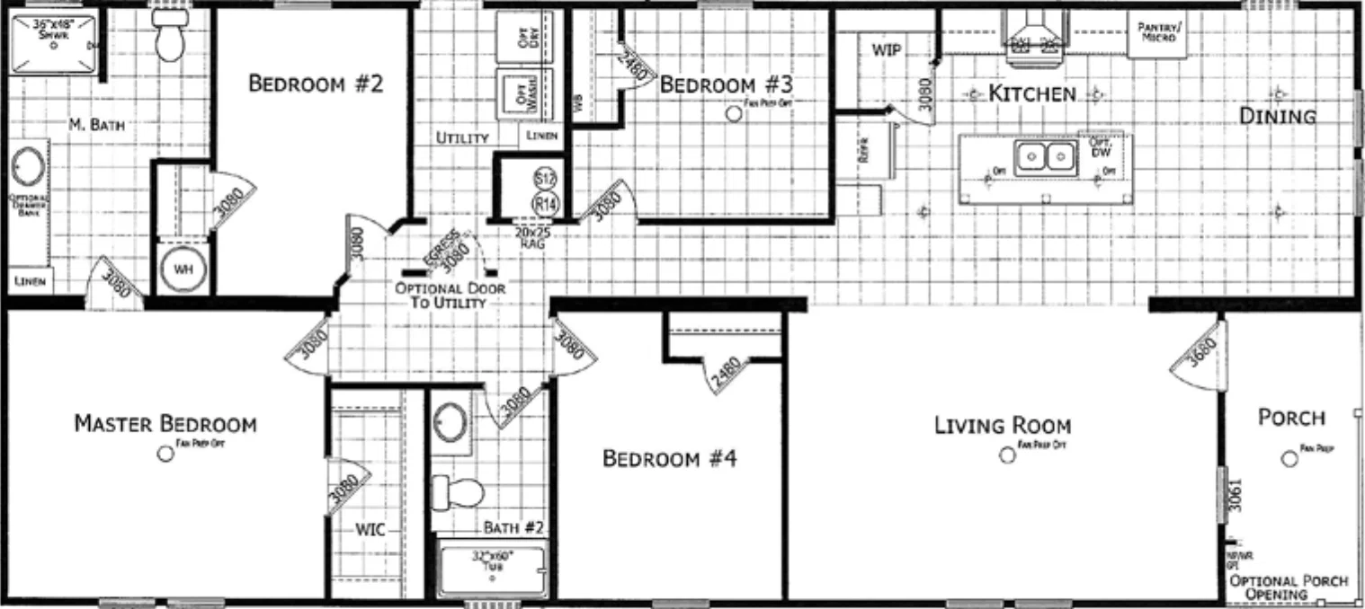 Amesbury floor plan home features