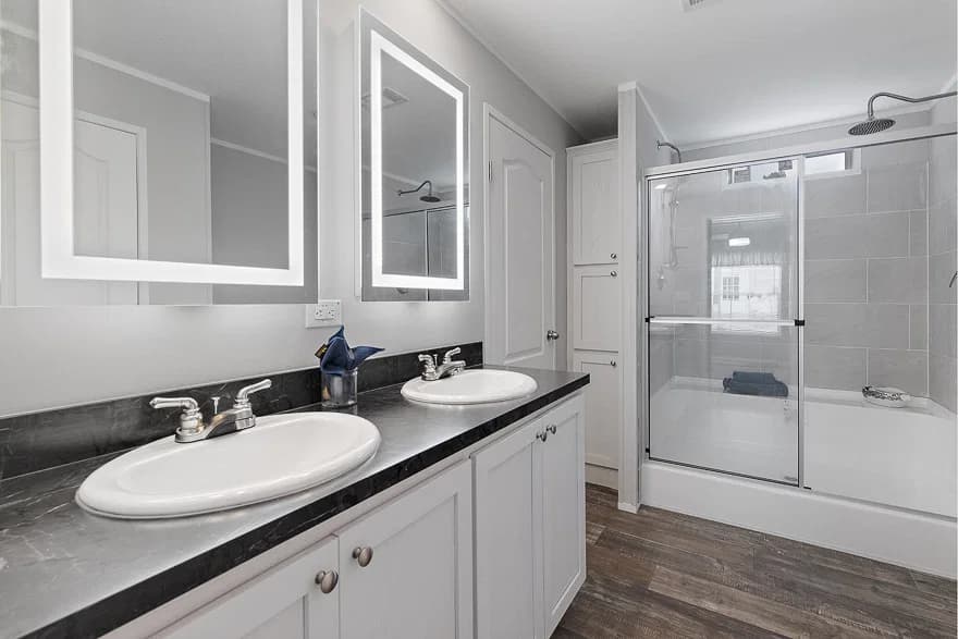 Hancock bathroom home features