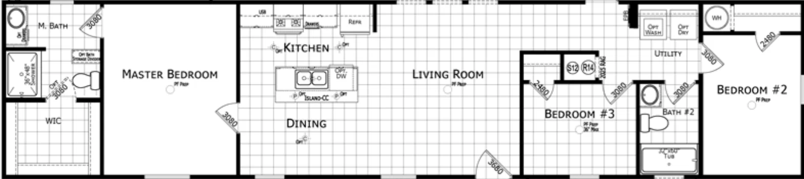 Liberty creek floor plan home features