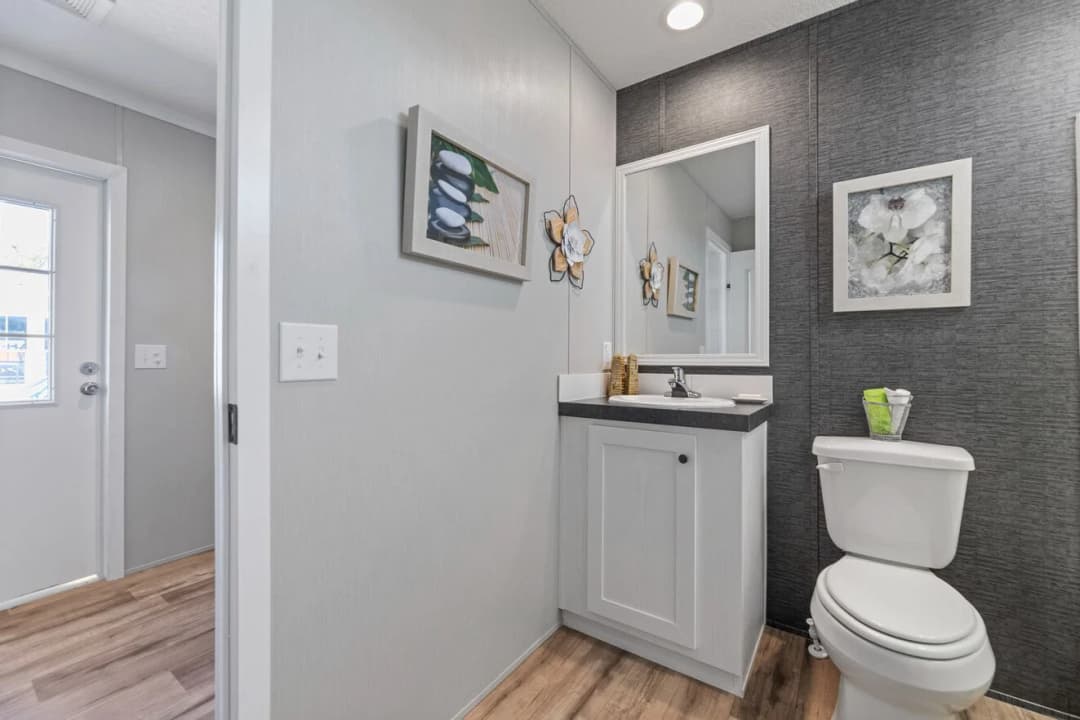 The clarke 16762c bathroom home features
