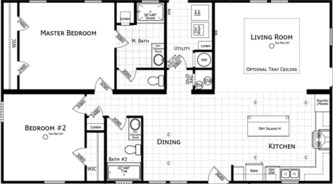 Dampier floor plan home features