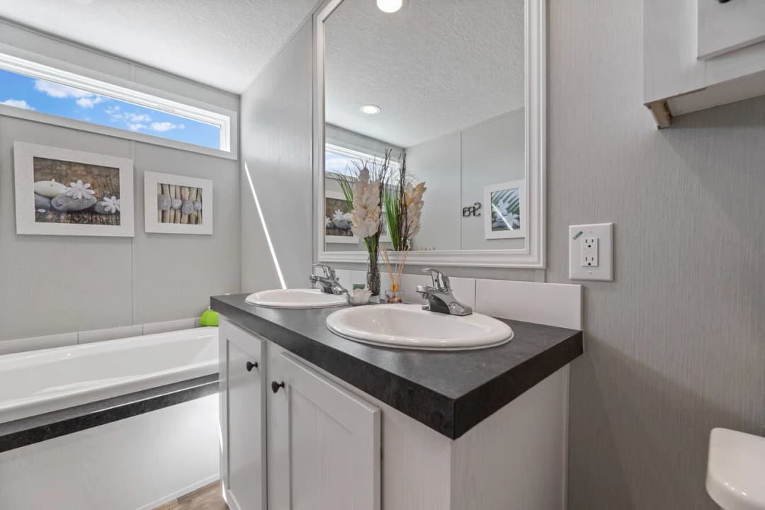 The clarke 16762c bathroom home features