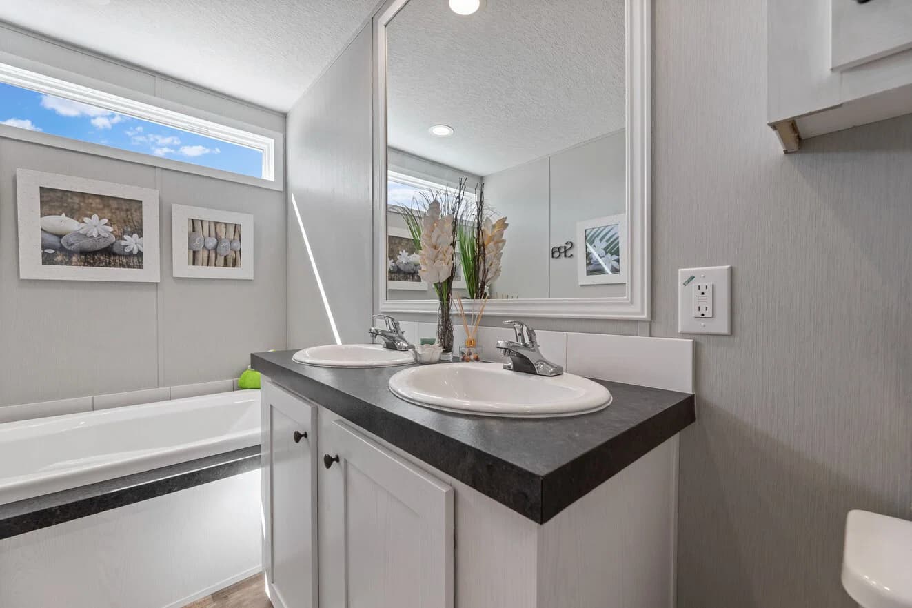 The clarke 16762c bathroom home features