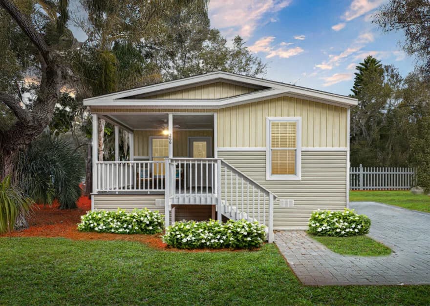 Amica hero, elevation, and exterior home features