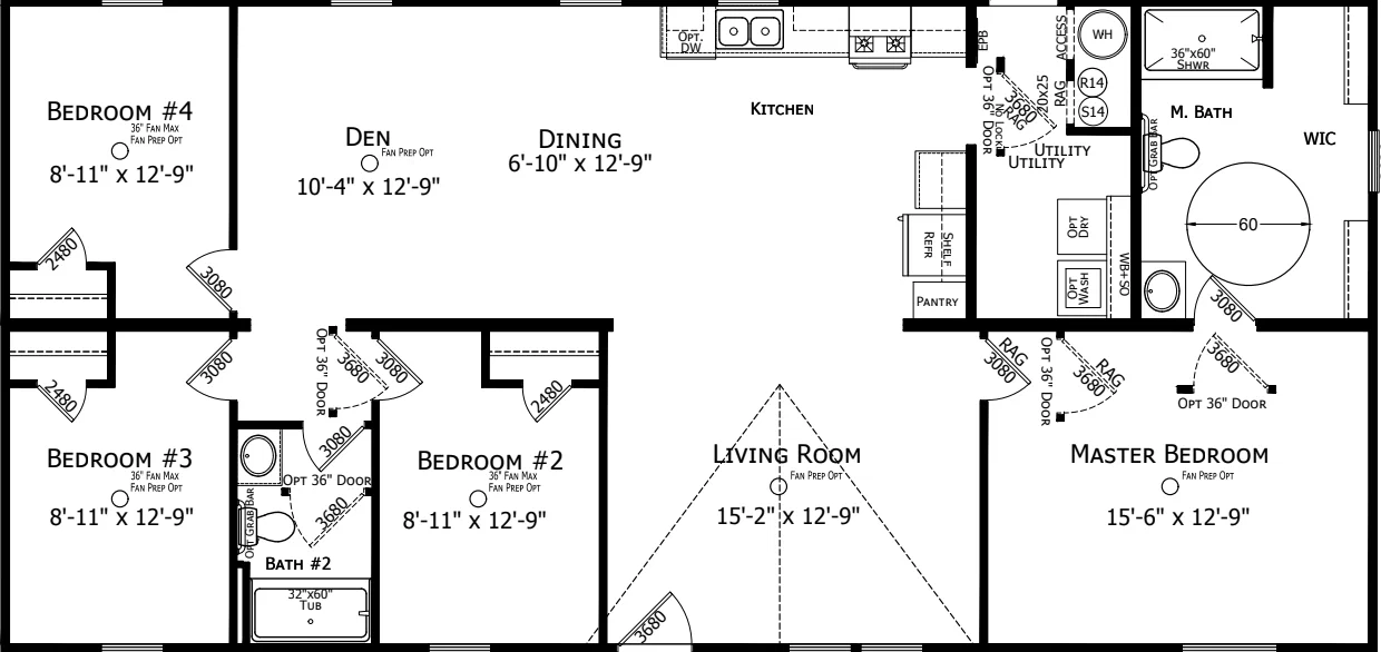 Cvs 2856h42432 floor plan home features