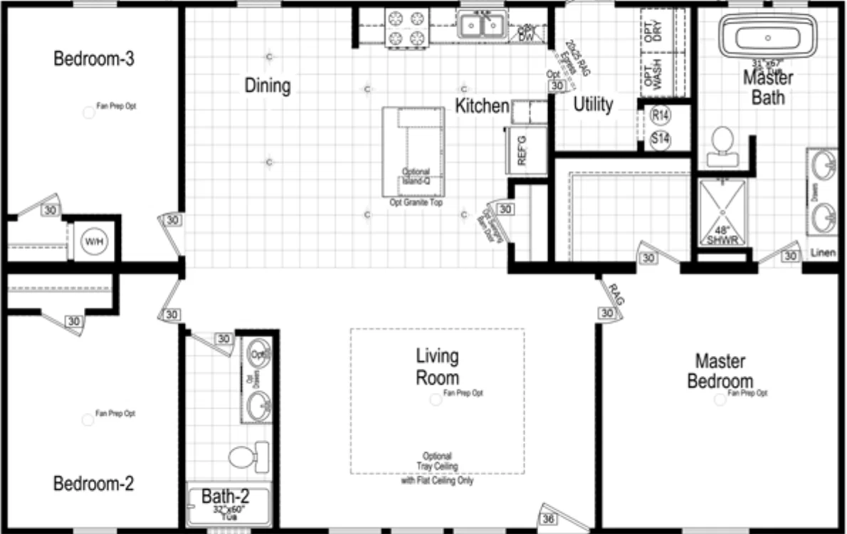 Moyne floor plan home features
