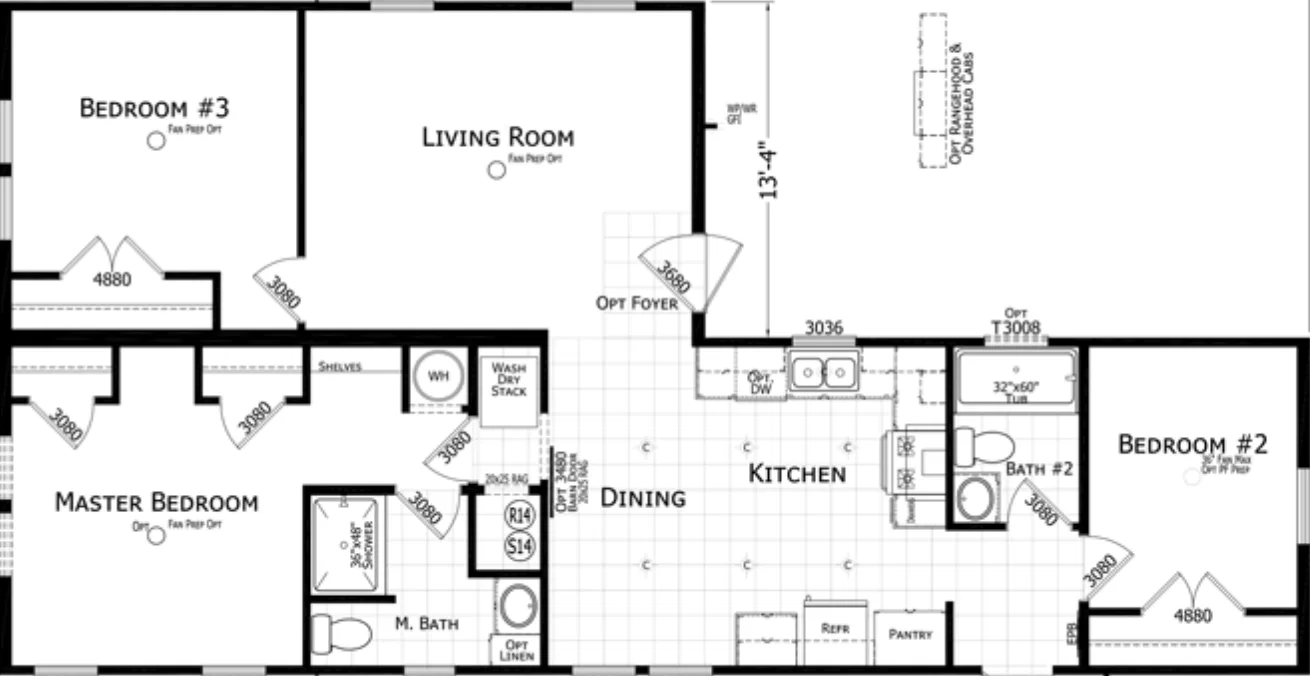 Botany floor plan home features