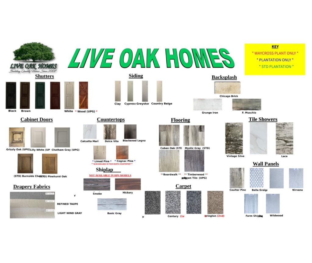 Live oak decor board